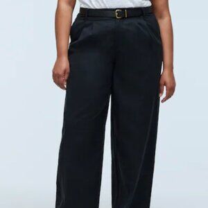 Madewell Harlow Wide‑Leg Pant | 26W | True Black